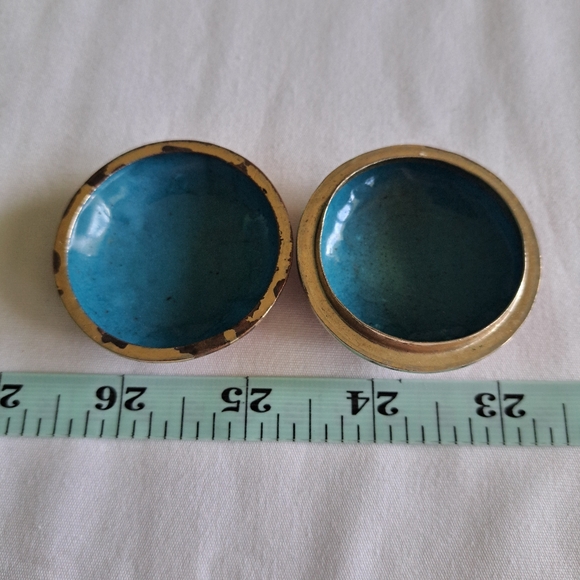 Vintage Cloisonne Dragon Trinket Pill Box - Picture 5 of 10